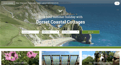 Desktop Screenshot of dorsetcoastalcottages.com